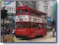 A tram in Causeway Bay